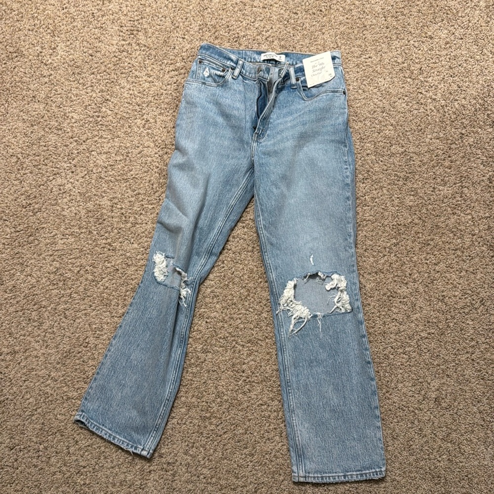 Abercrombie & Fitch 90s Straight High Rise Jeans